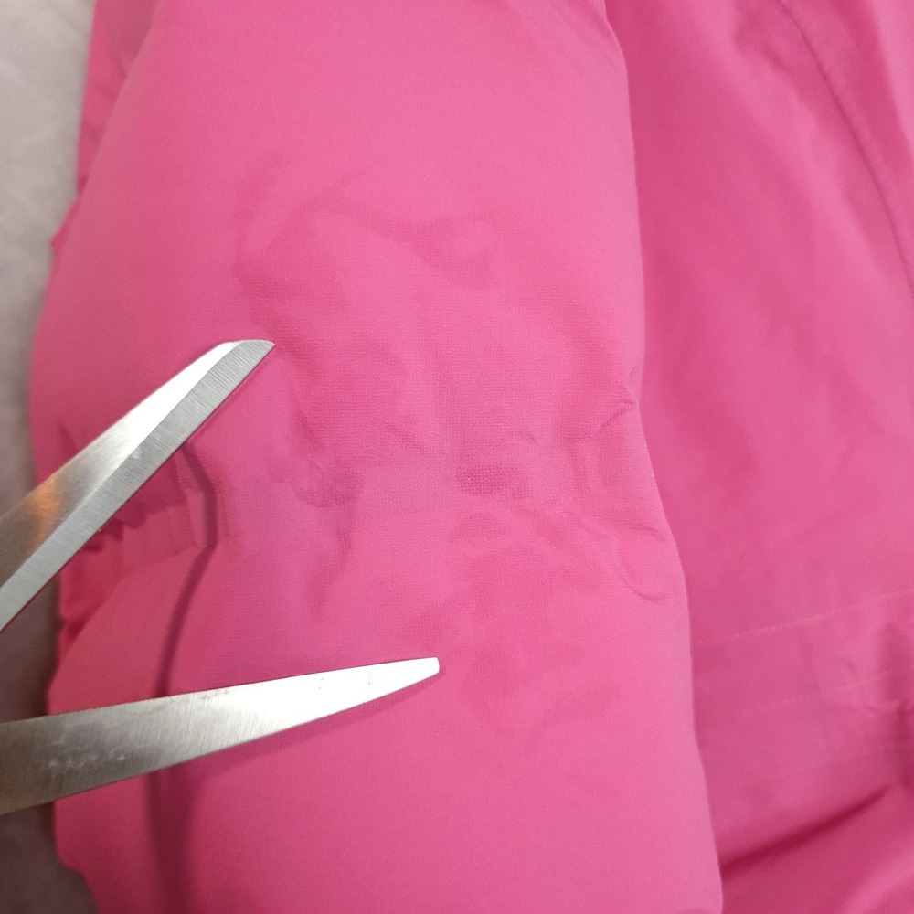 Lululemon Down Puffer Jacket Womens 8 Pink Hooded Sleet Street Coat Full Zip - Picture 6 of 16